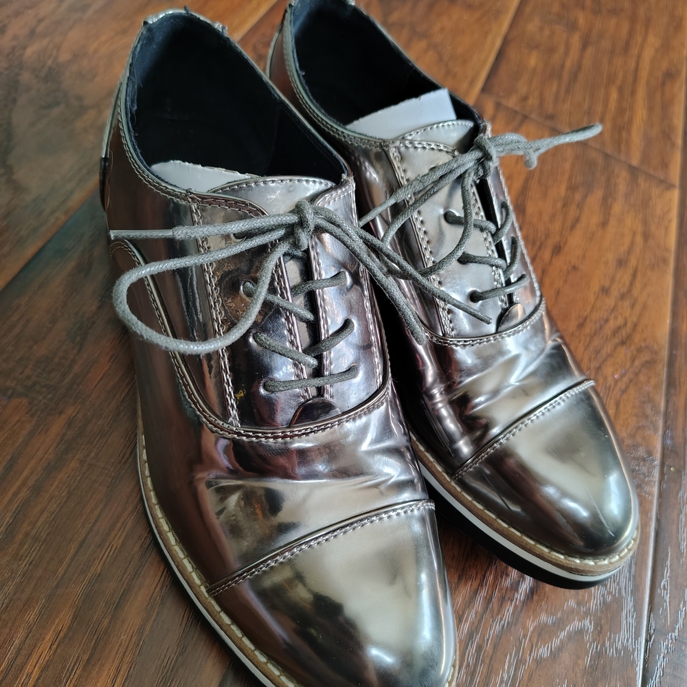 Limelight Metallic Silver Pewter Women's Fashion Sneakers Formal